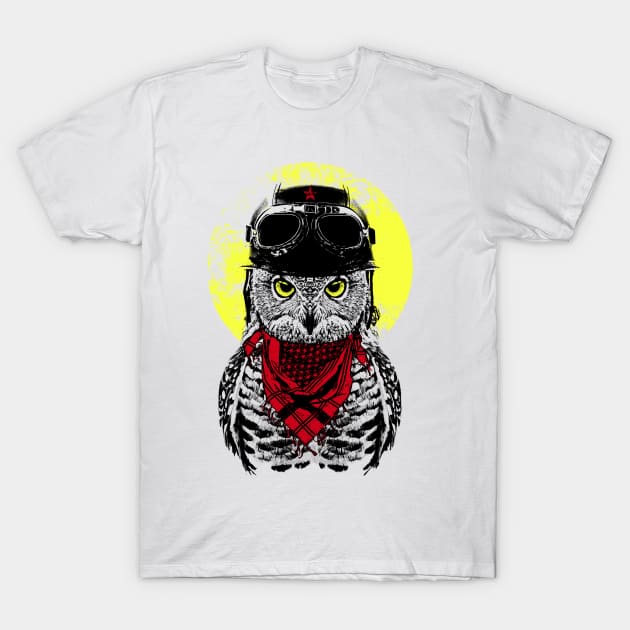 The Adventurer Owl T-Shirt by clingcling